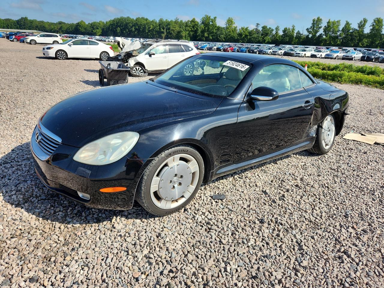 2002 Lexus SC 430, VIN JTHFN48Y720026206 — Side