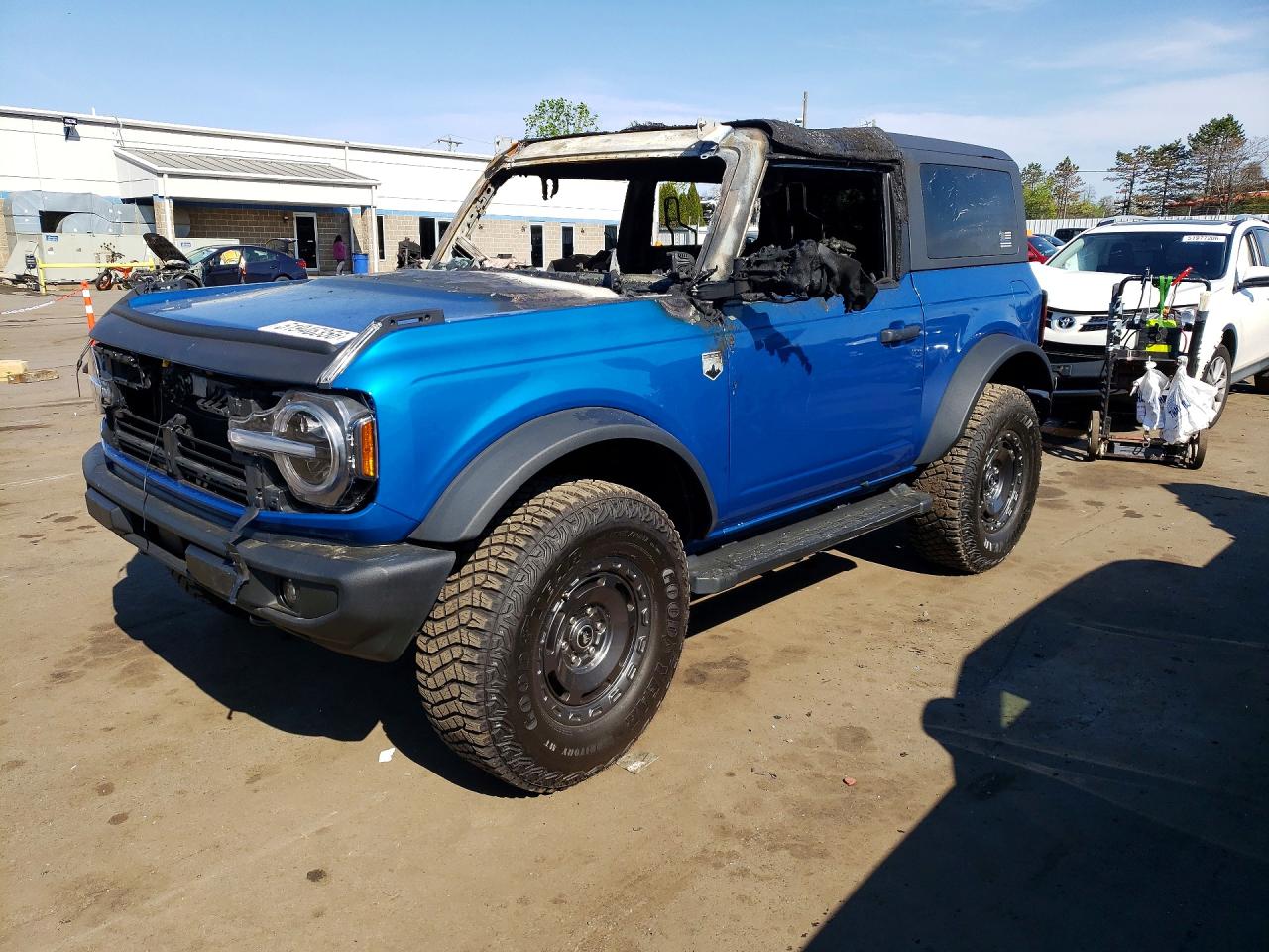 2024 Ford Bronco Big Bend, VIN 1FMDE7AH1RLB21644 — Burn