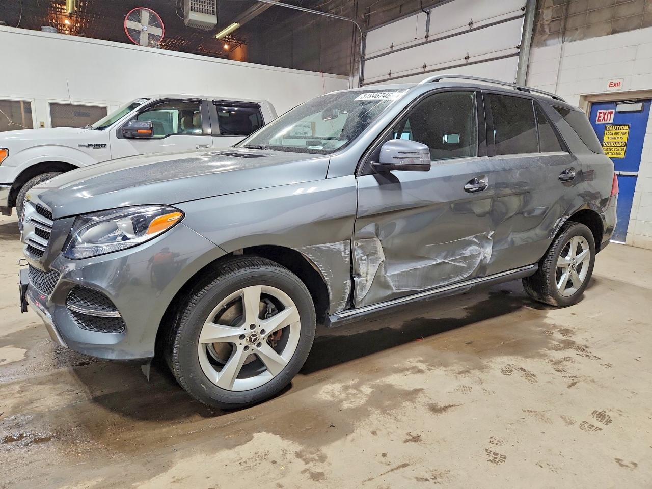 2017 Mercedes-Benz GLE 350, VIN 4JGDA5HB7HA926740 — Side