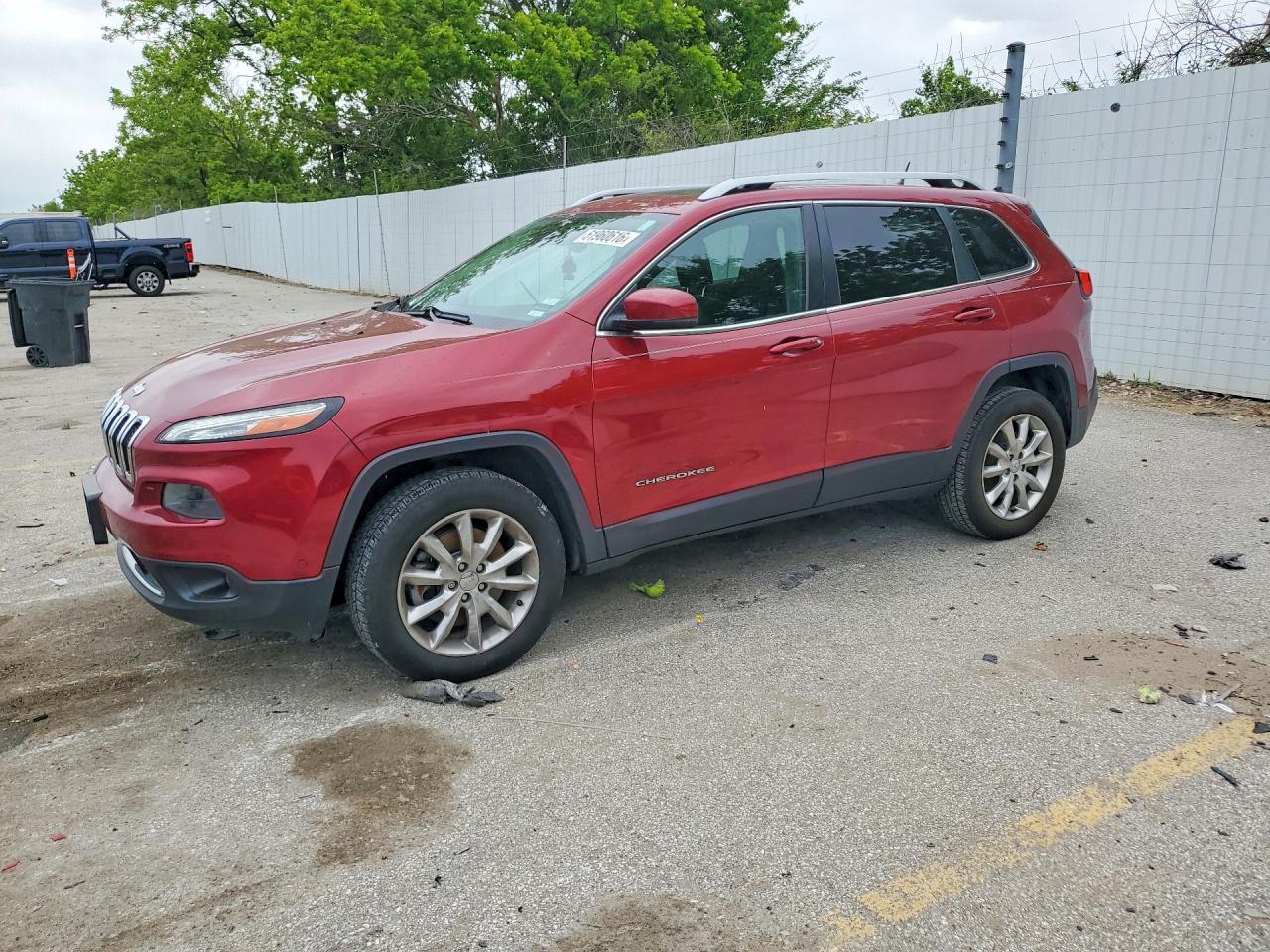 2014 Jeep Cherokee Limited, VIN 1C4PJMDS7EW197249 — Бок