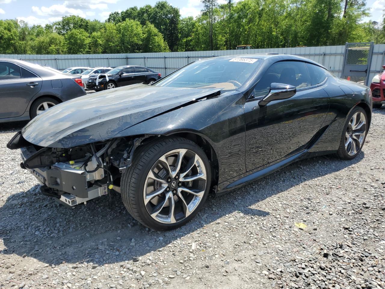 2021 Lexus LC 500h, VIN JTHAP5AY8MA100492 — Front end