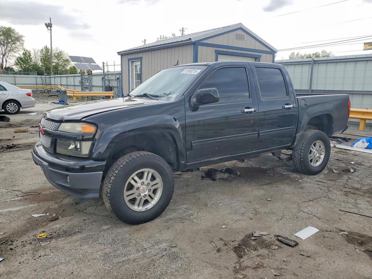 2011 GMC Canyon SLE1, VIN 1GTH6MFE6B8114410 — Rear end
