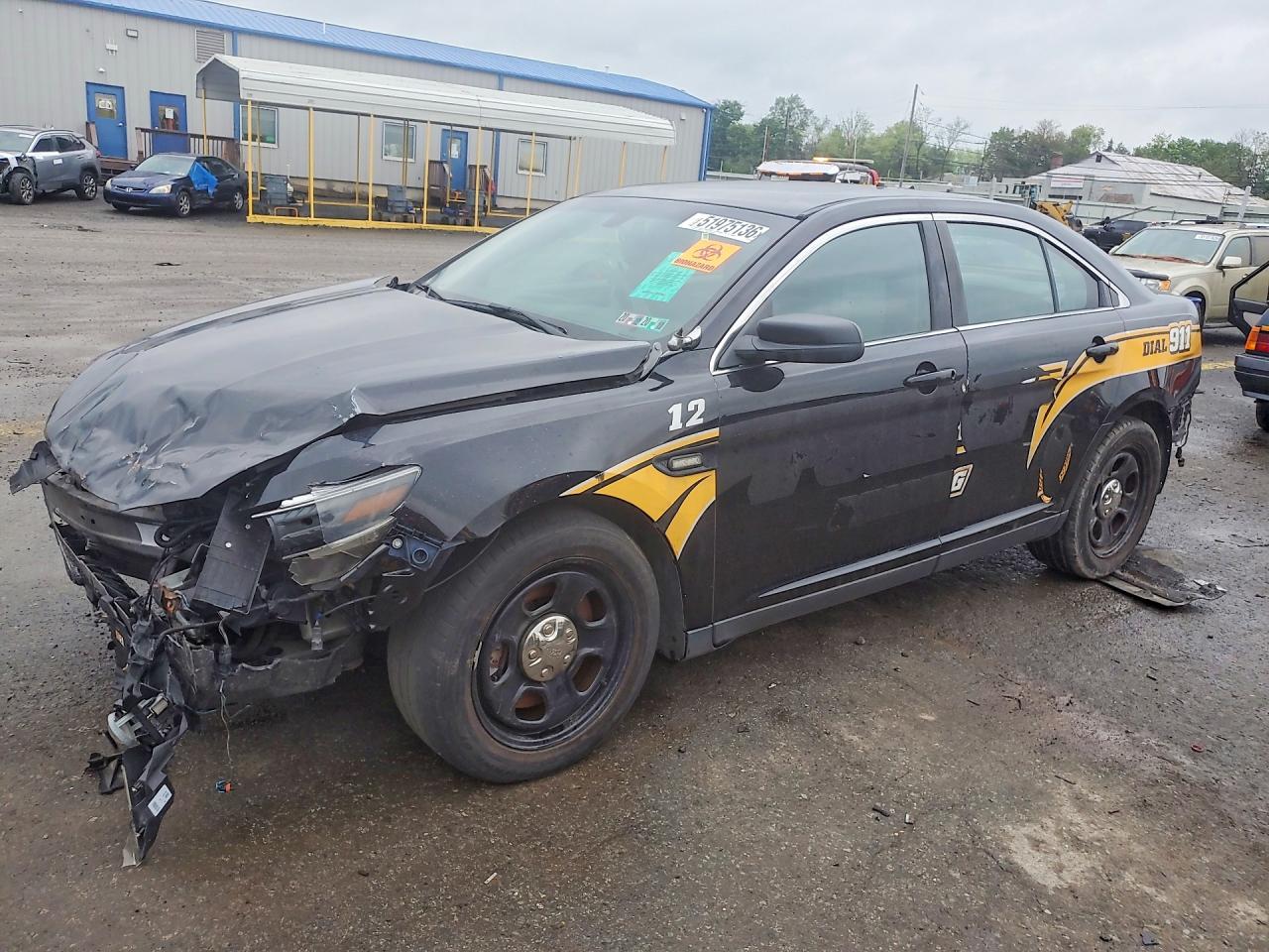 2018 Ford Police Interceptor, VIN 1FAHP2MK3JG104390 — Front end