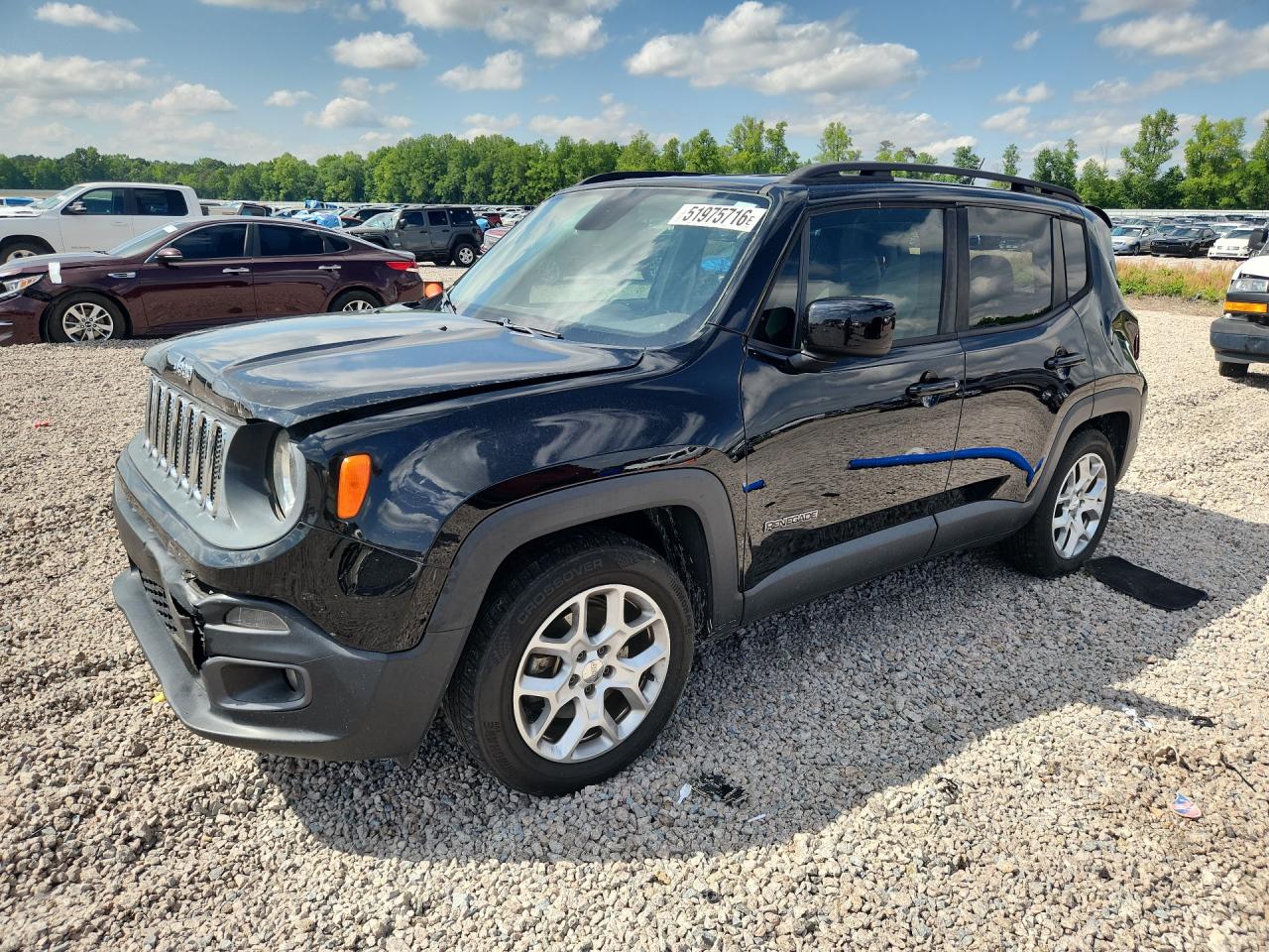 2015 Jeep Renegade Latitude, VIN ZACCJABT2FPB51562 — Rear end