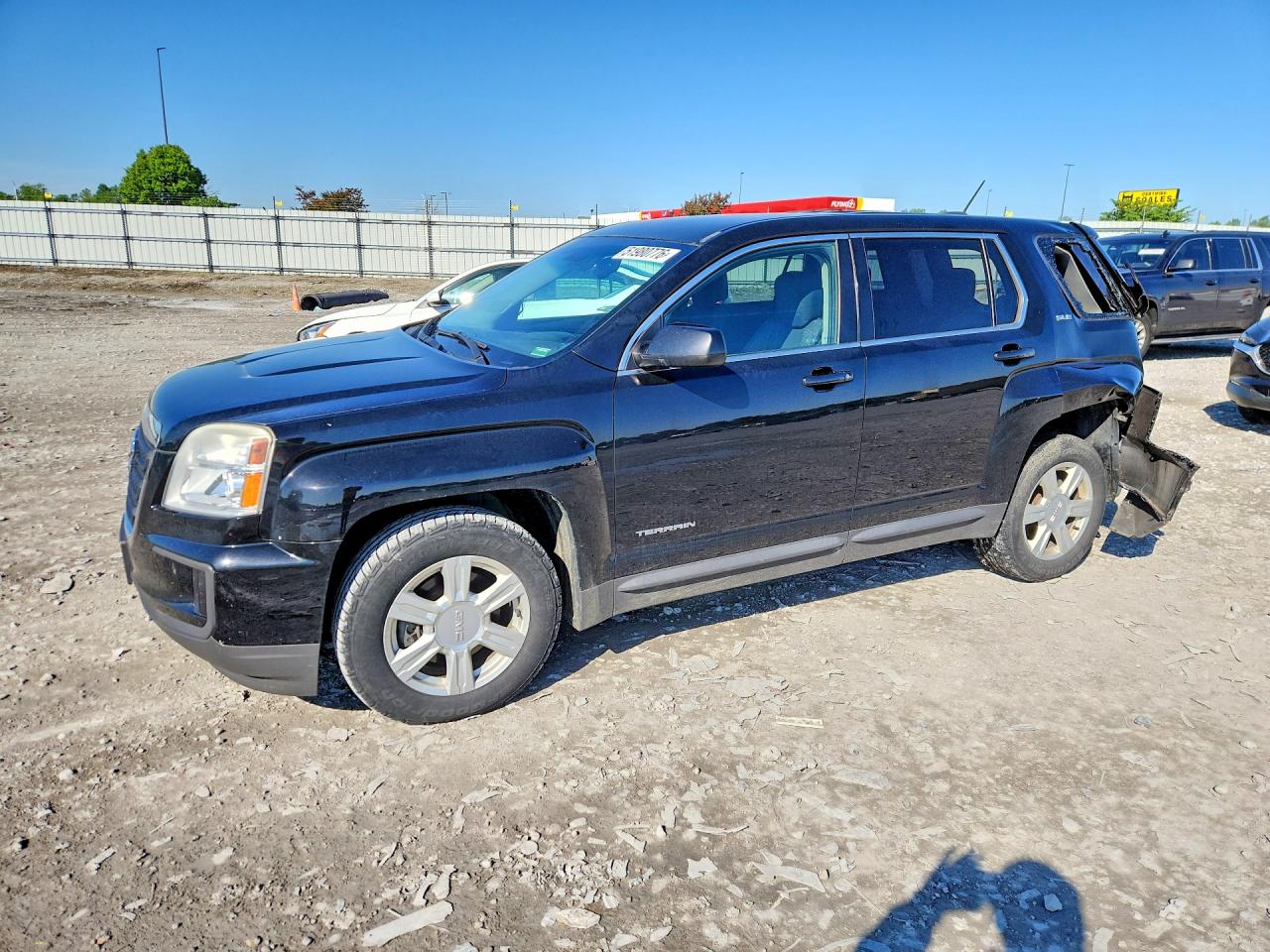 2016 GMC Terrain SLE, VIN 2GKALMEKXG6144433 — Rear end