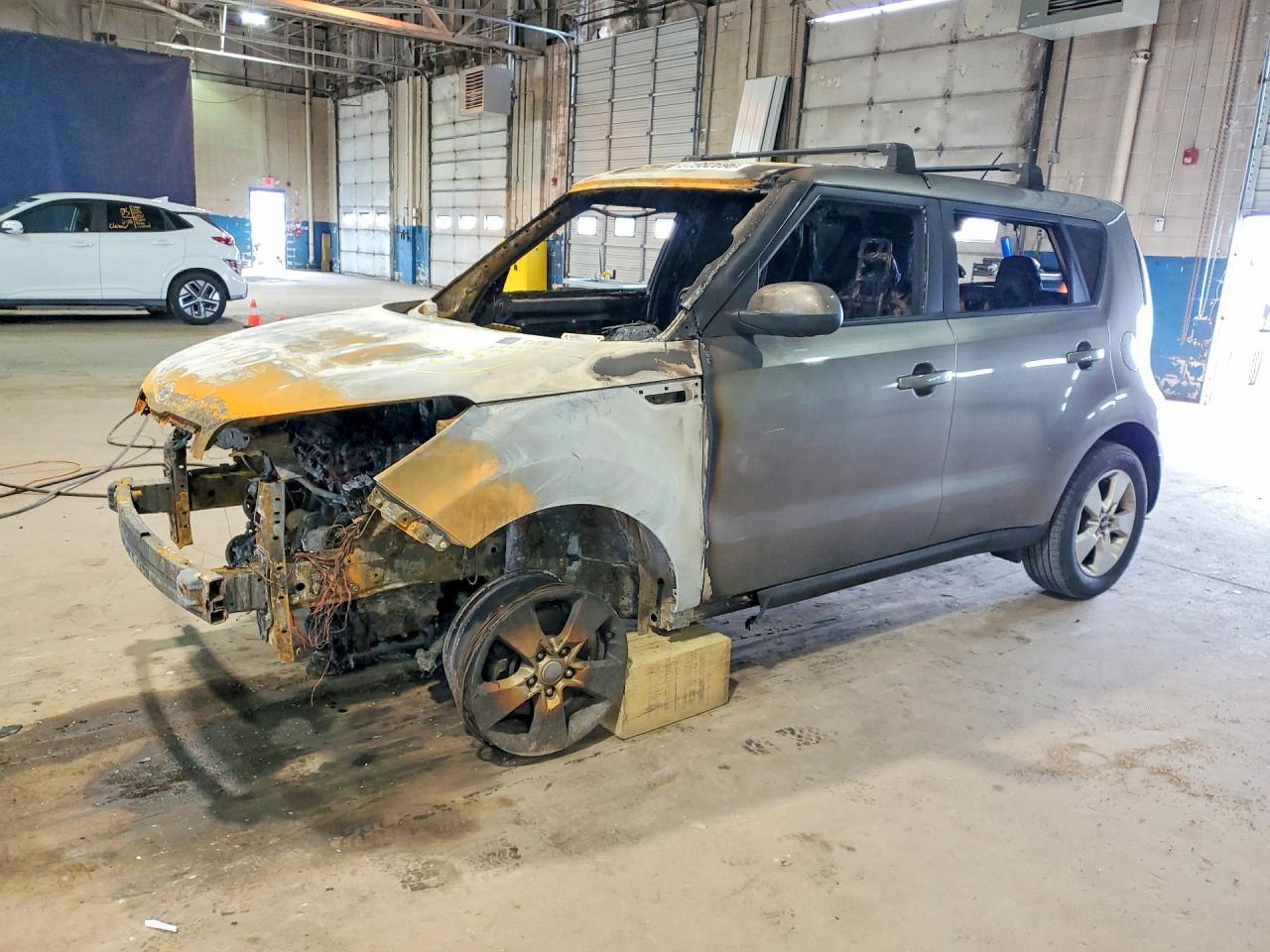 2019 Kia Soul, VIN KNDJN2A27K7012920 — Engine fire