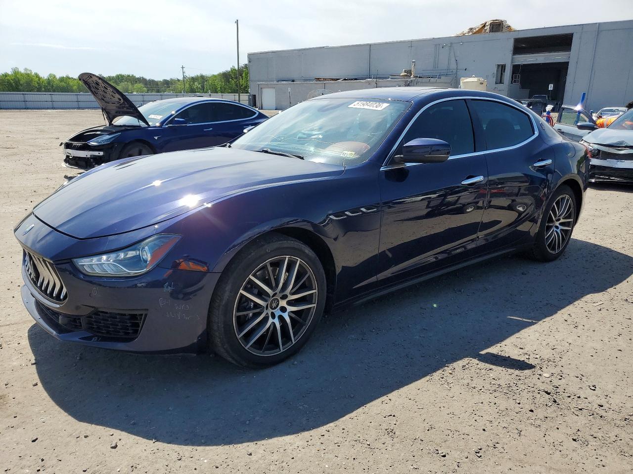 2018 Maserati Ghibli S Q4, VIN ZAM57YTA6J1299926 — Перед