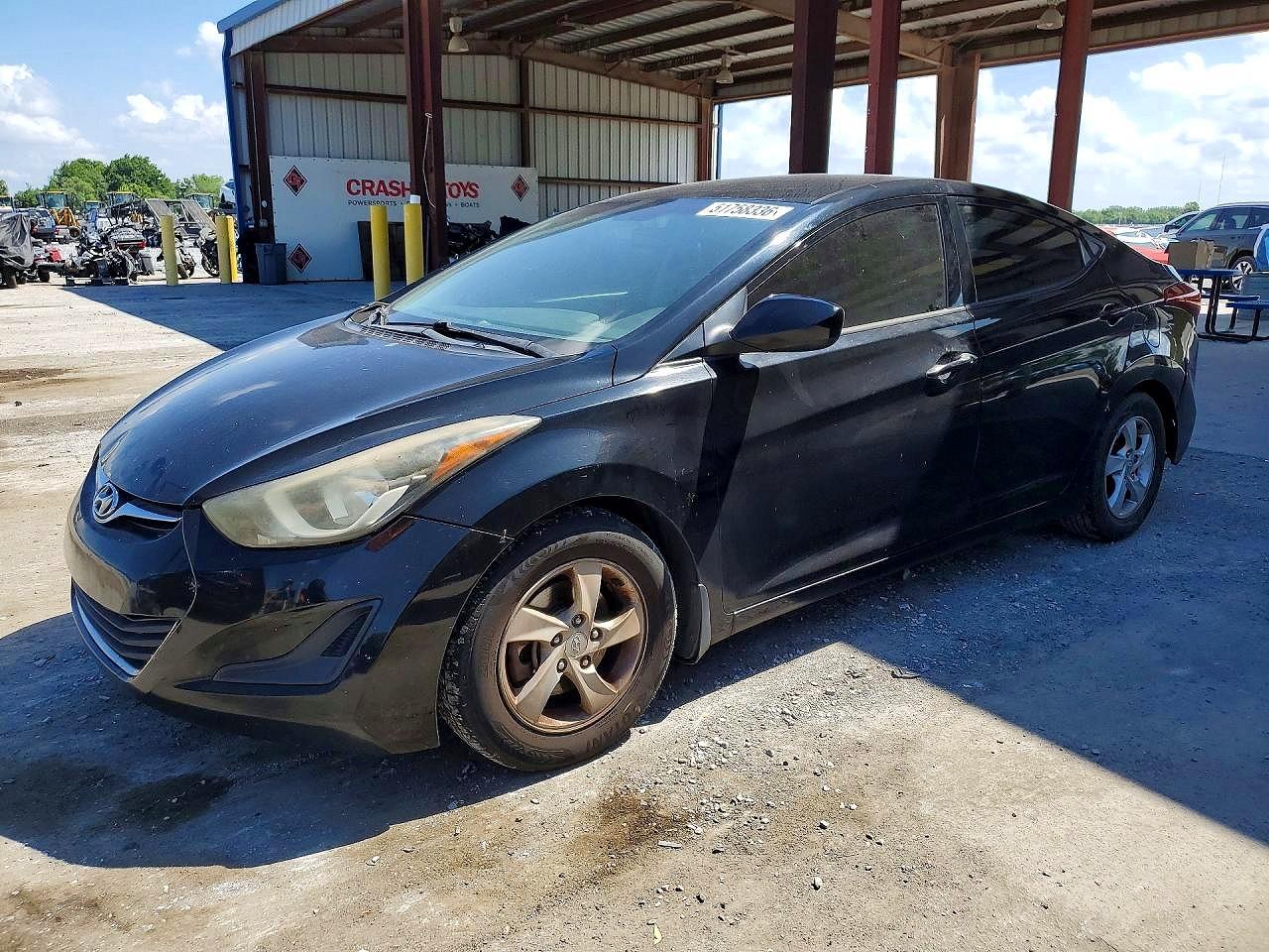 2014 Hyundai Elantra SE, VIN KMHDH4AE7EU208755 — Front end