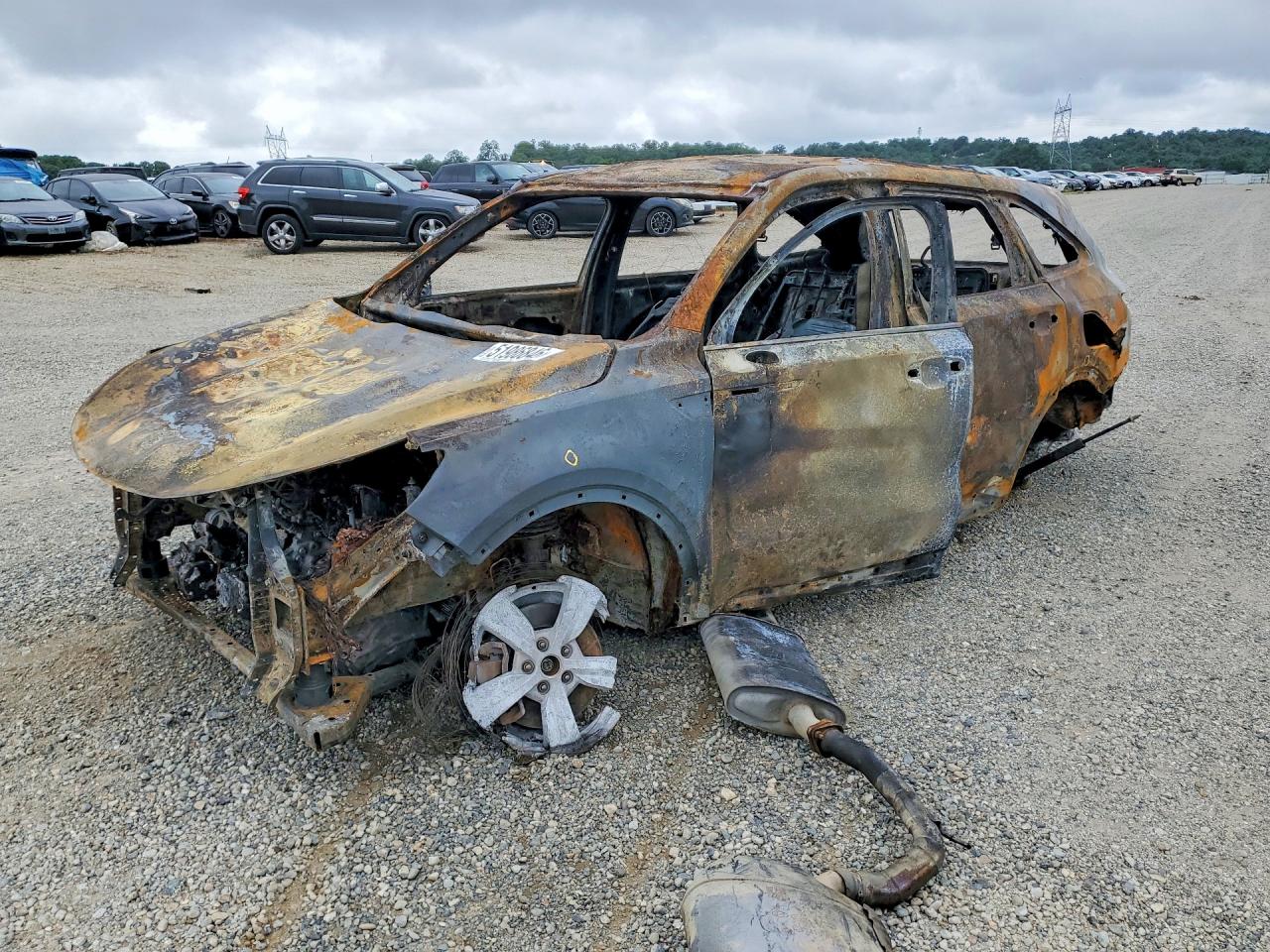 2022 Kia Sorento LX, VIN 5XYRGDLC2NG075431 — Burn