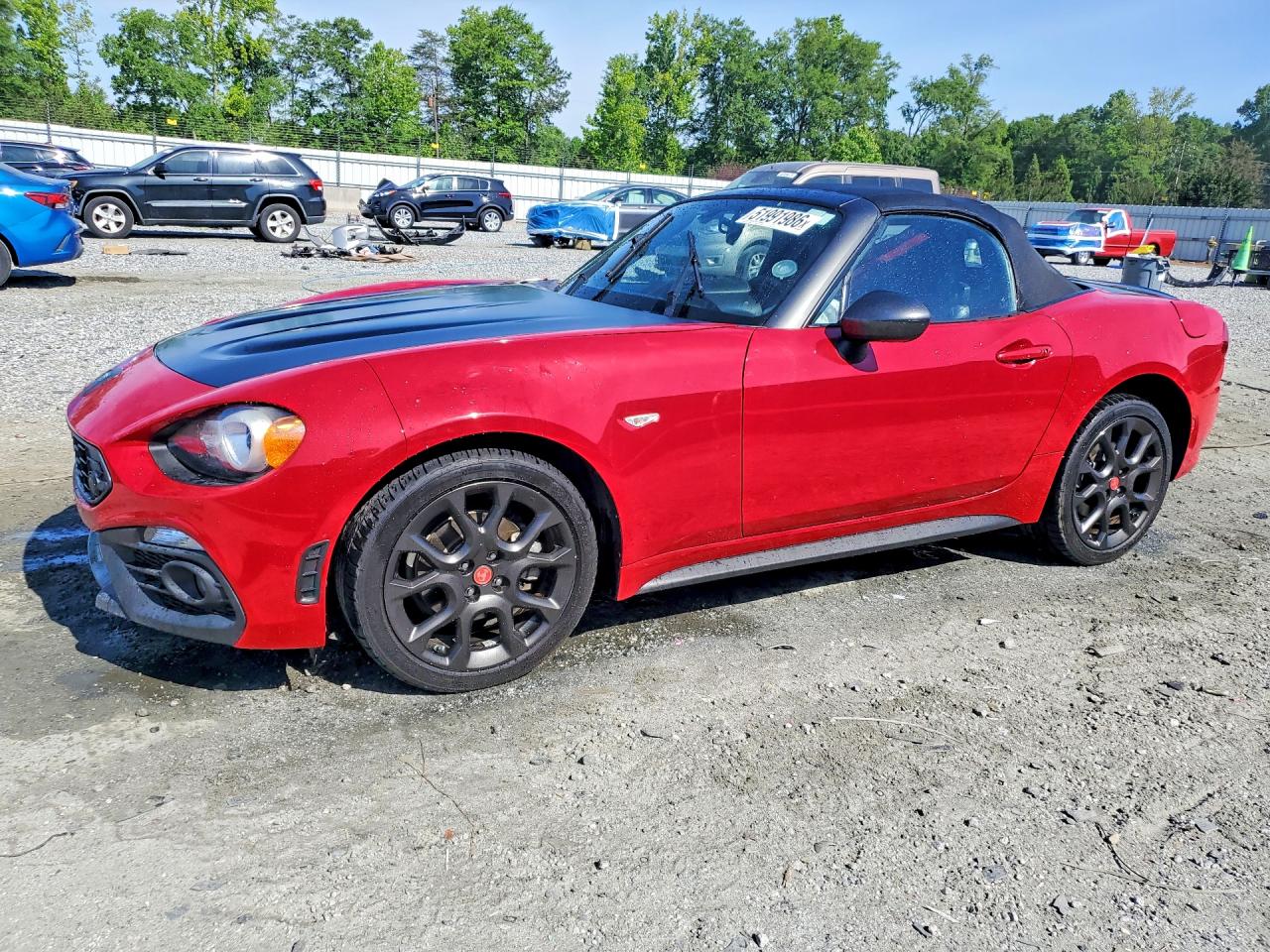 2018 FIAT 124 Spider Lusso, VIN JC1NFAEK1J0139895 — Front end