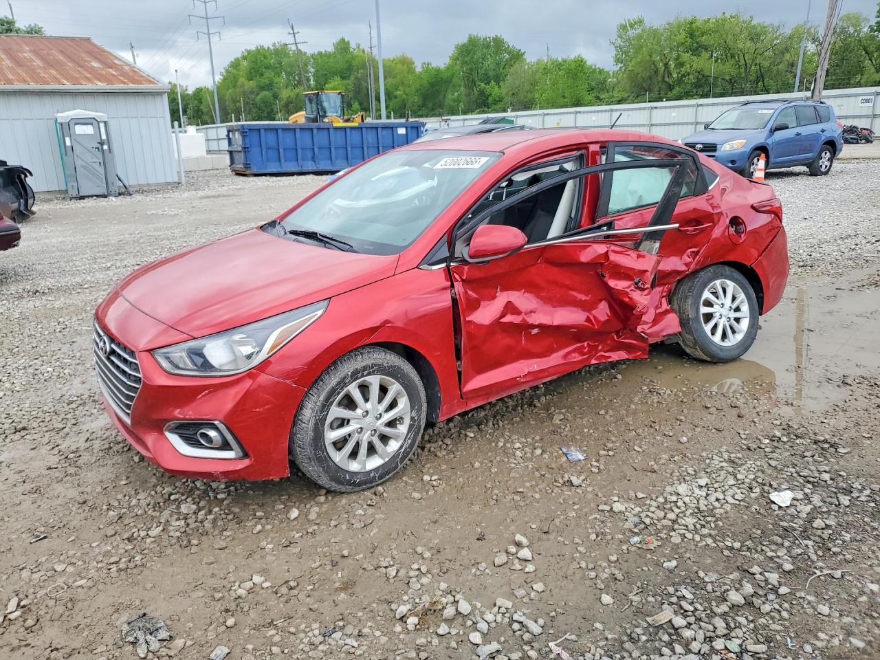 2022 Hyundai Accent SEL, VIN 3KPC24A61NE158041 — Side
