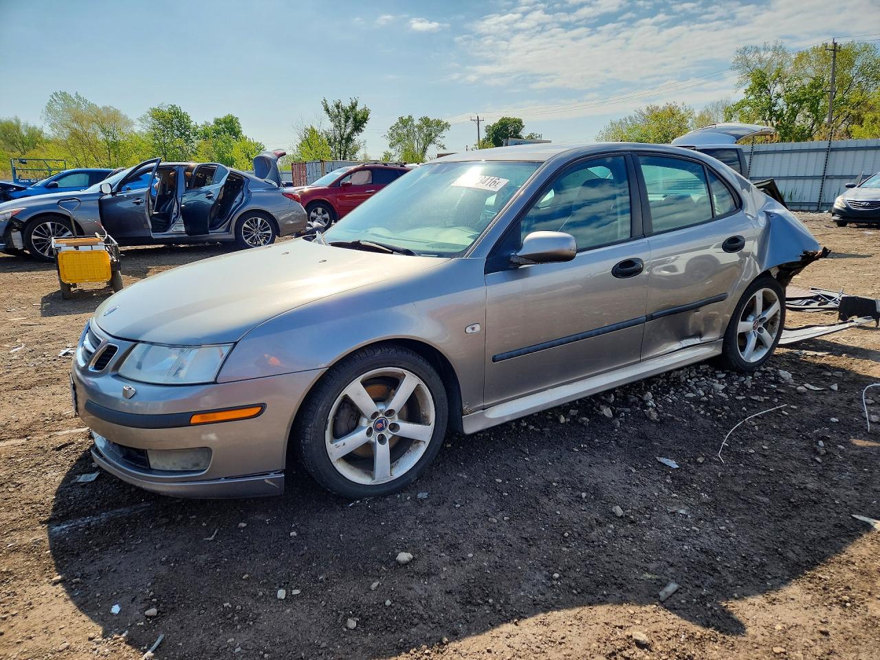 2005 Saab 9-3 Arc, VIN YS3FD49Y551025629 — Rear end