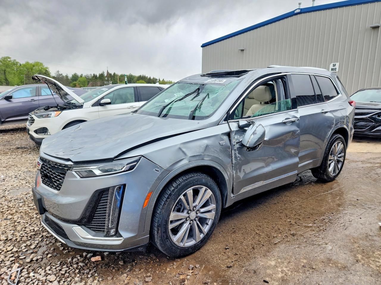 2025 Cadillac XT6 AWD Premium Luxury, VIN 1GYKPDRS1SZ140812 — Rollover