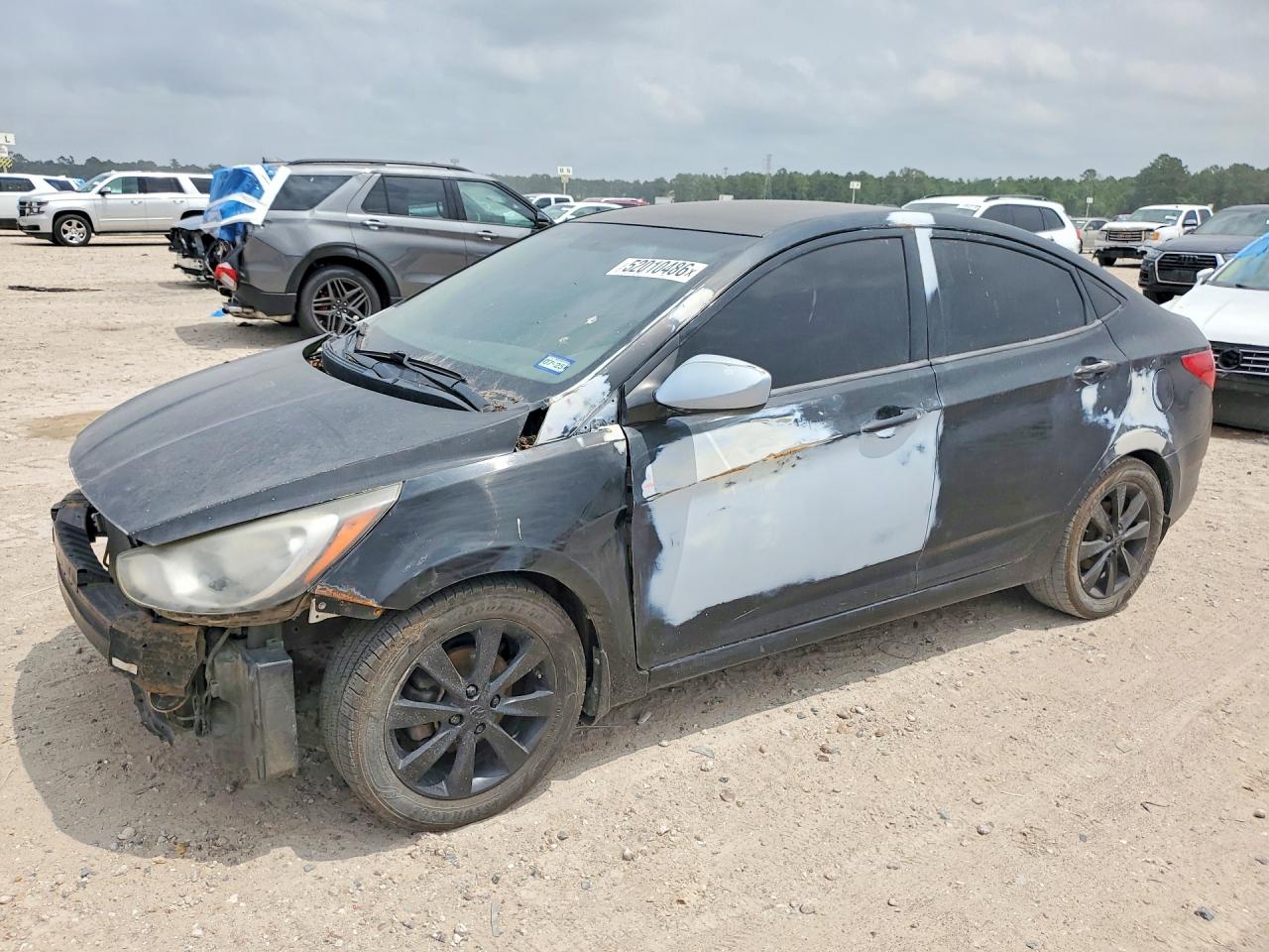 2012 Hyundai Accent GLS, VIN KMHCT4AE6CU168126 — Partial repair