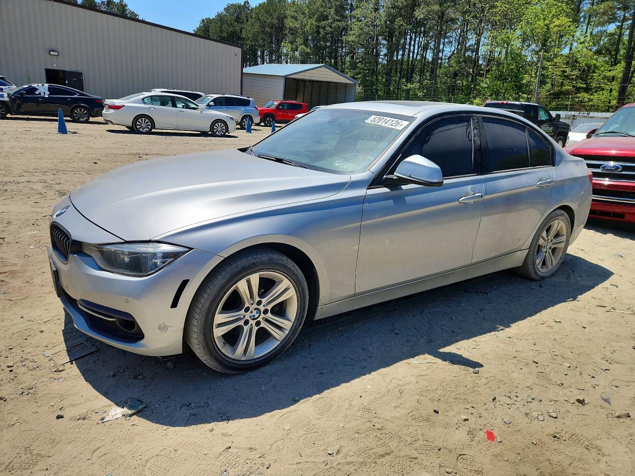 2016 BMW 3 Series 328i xDrive, VIN WBA8E3G50GNU03591 — Frame damage
