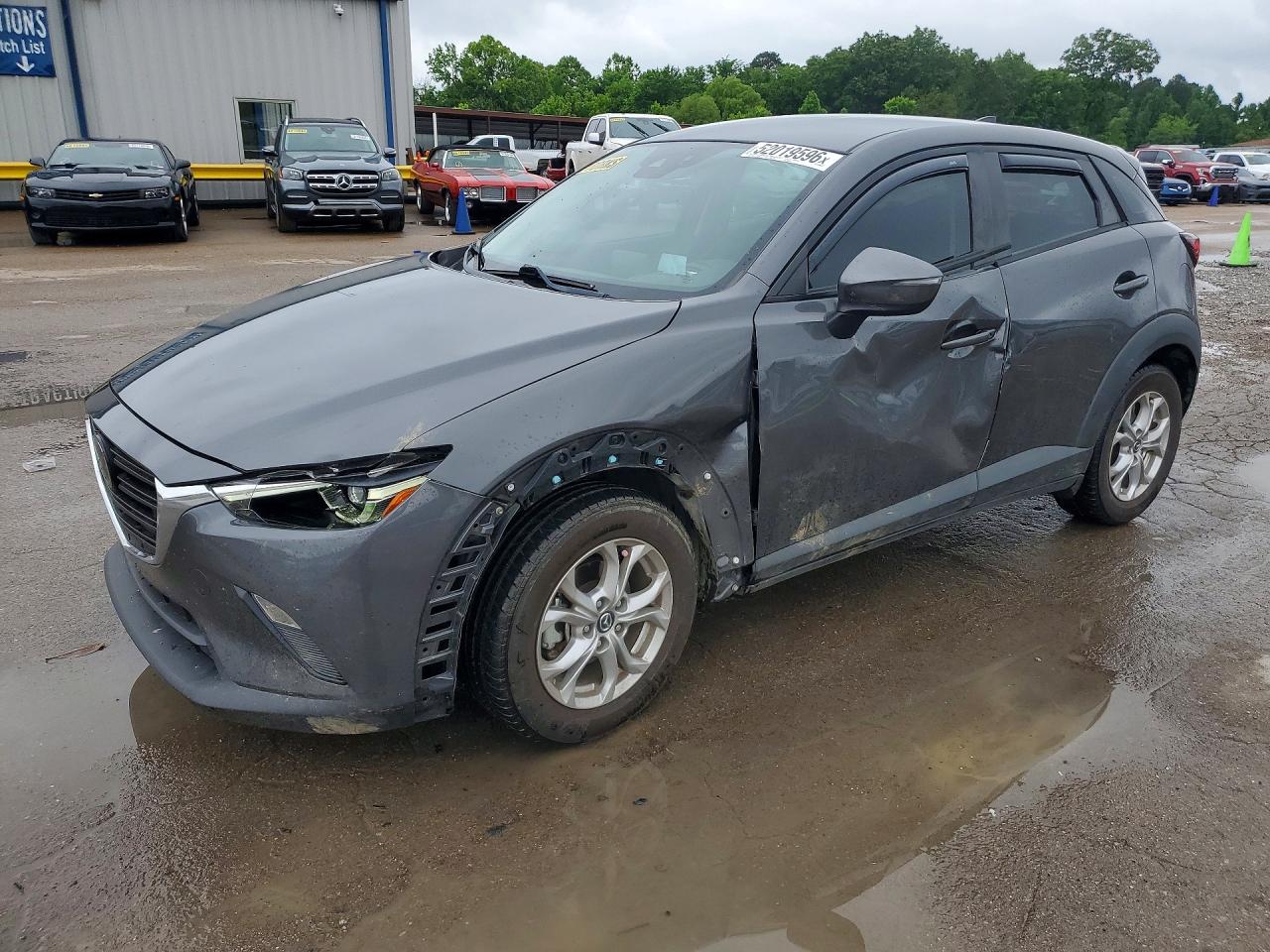 2021 Mazda CX-3 Sport, VIN JM1DKDB72M1508628 — Front end