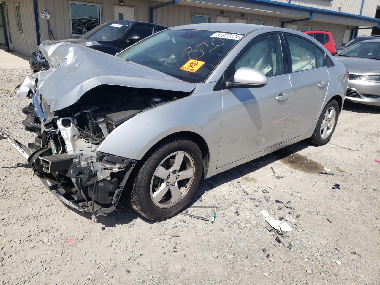 2013 Chevrolet Cruze 1LT, VIN 1G1PC5SB6D7134499 — Biohazard / chemical