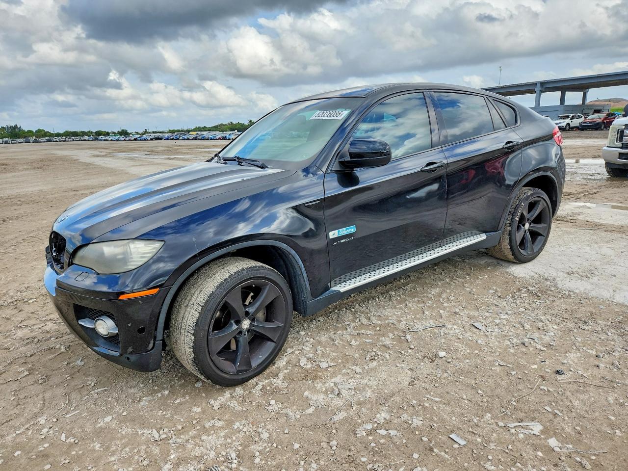 2009 BMW X6 xDrive50i, VIN 5UXFG83529LZ92342 — Rear end