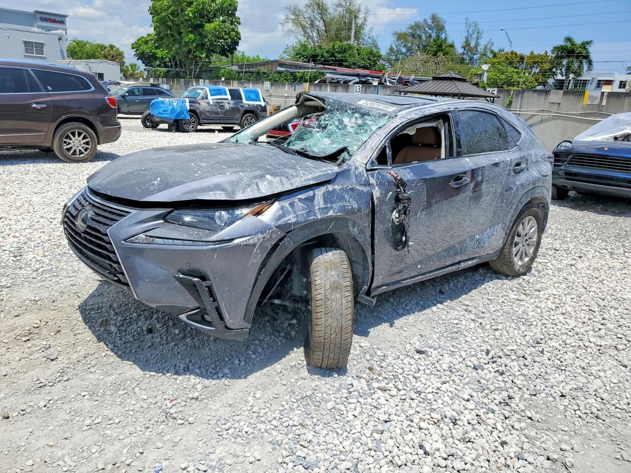 2021 Lexus NX 300, VIN JTJDARBZ4M2196711 — All over
