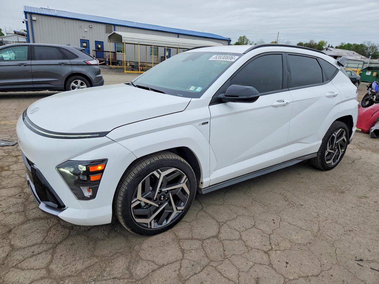 2025 Hyundai Kona N Line S, VIN KM8HB3A37SU258224 — Prior damage history