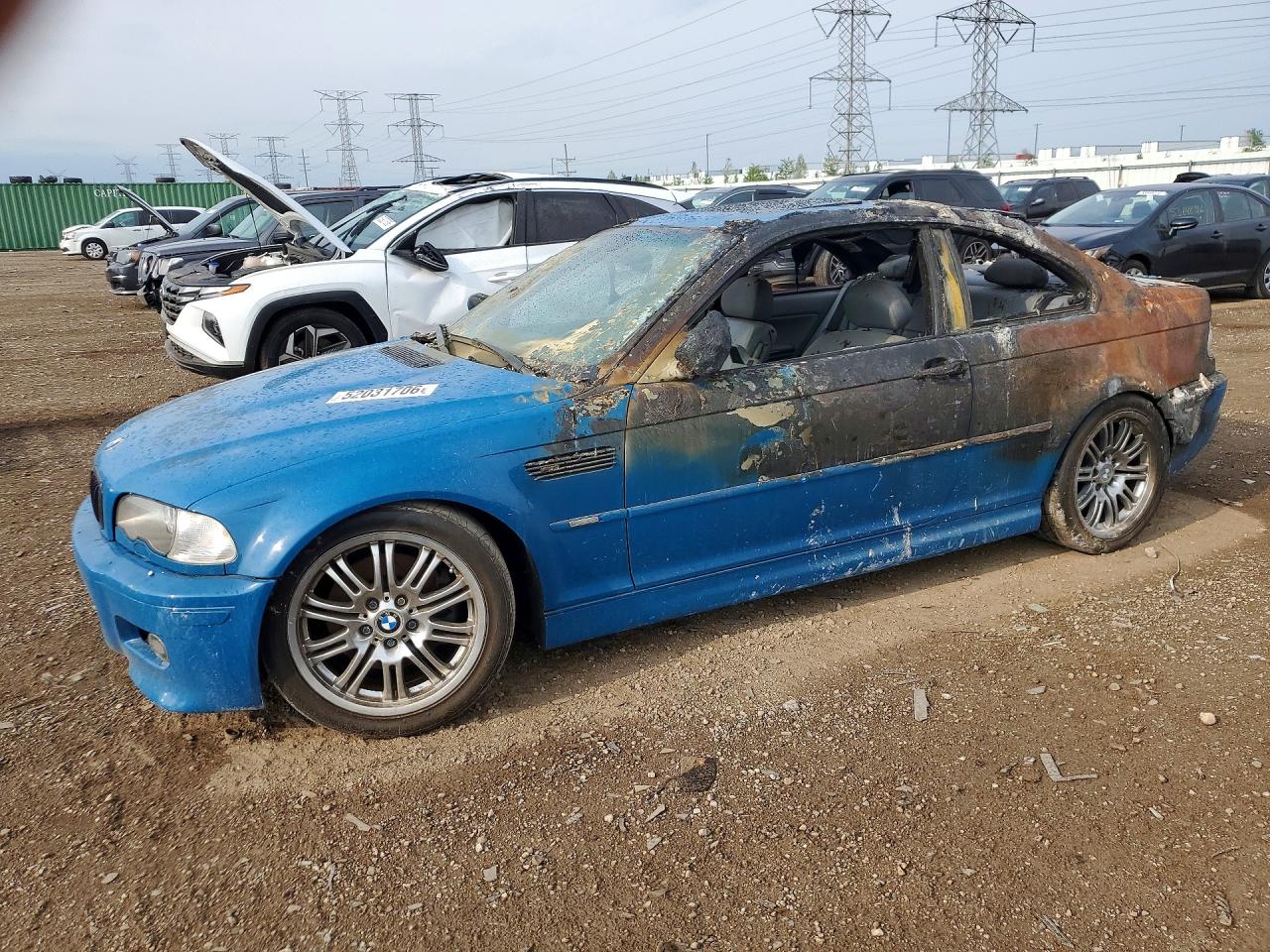 2001 BMW 3 Series M3, VIN WBSBL93451JR10279 — Burn