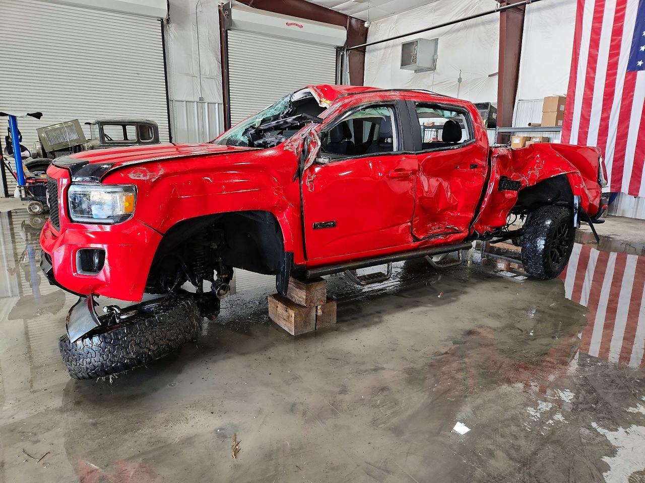 2015 GMC Canyon 4WD SLE, VIN 1GTG6BE32F1115858 — Rollover
