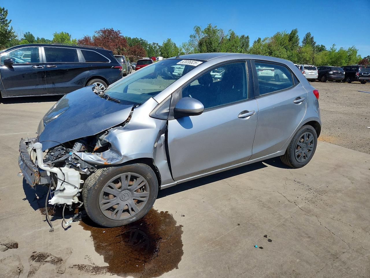 2014 Mazda 2 Sport, VIN JM1DE1KZXE0188313 — Front end