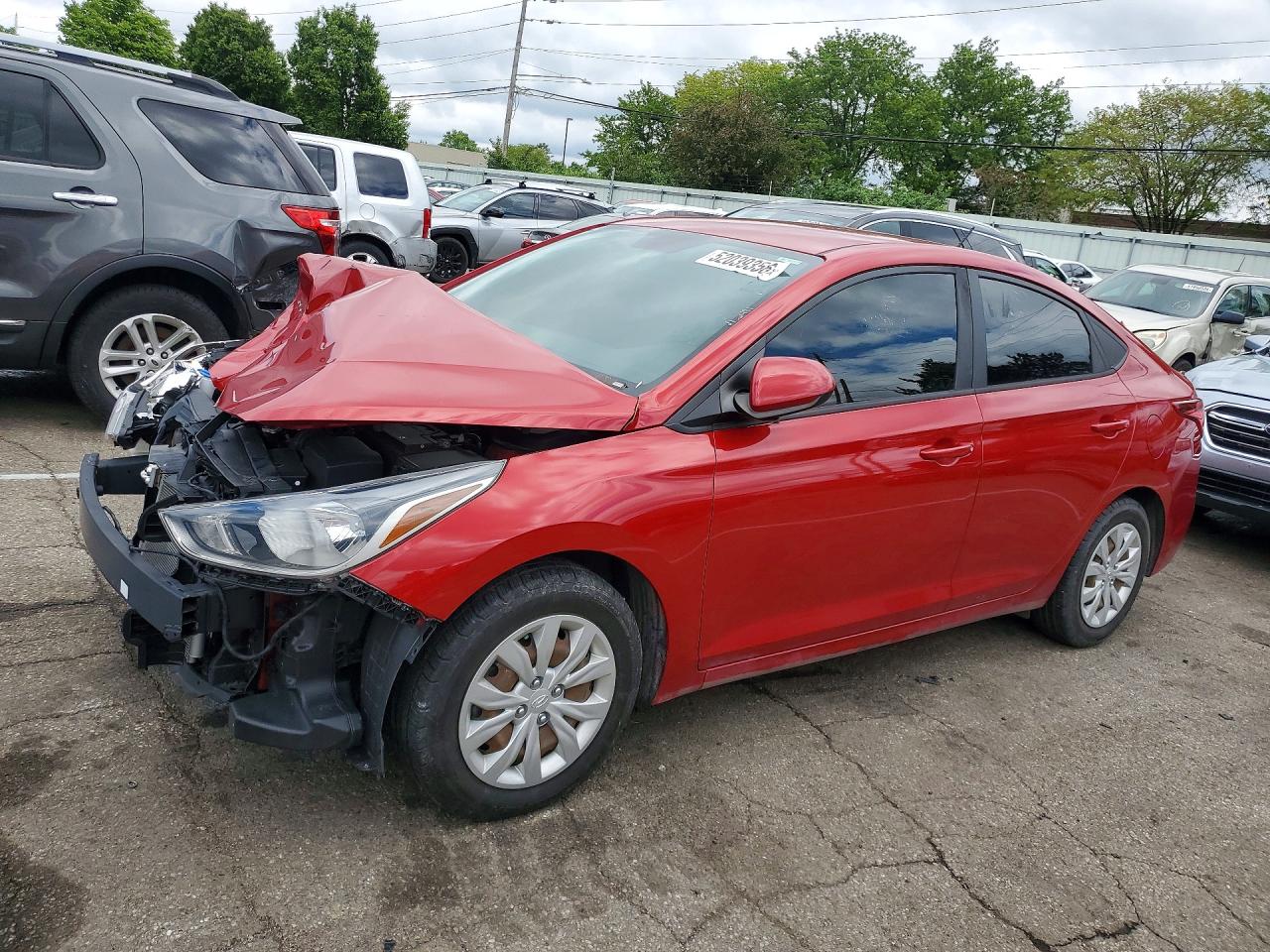 2021 Hyundai Accent SE, VIN 3KPC24A61ME136491 — Front end