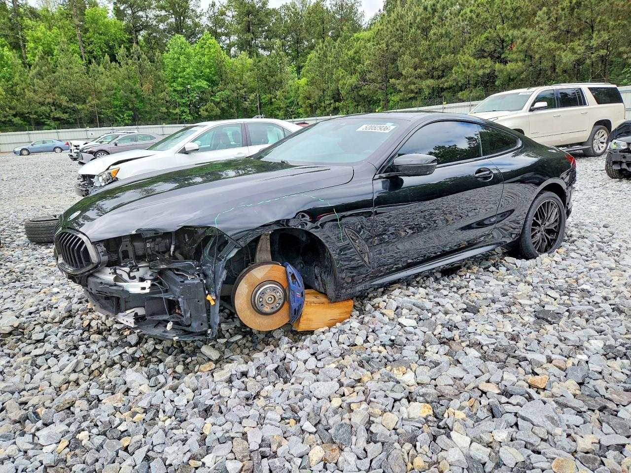2019 BMW 8 Series M850i xDrive, VIN WBABC4C58KBU95437 — Front end