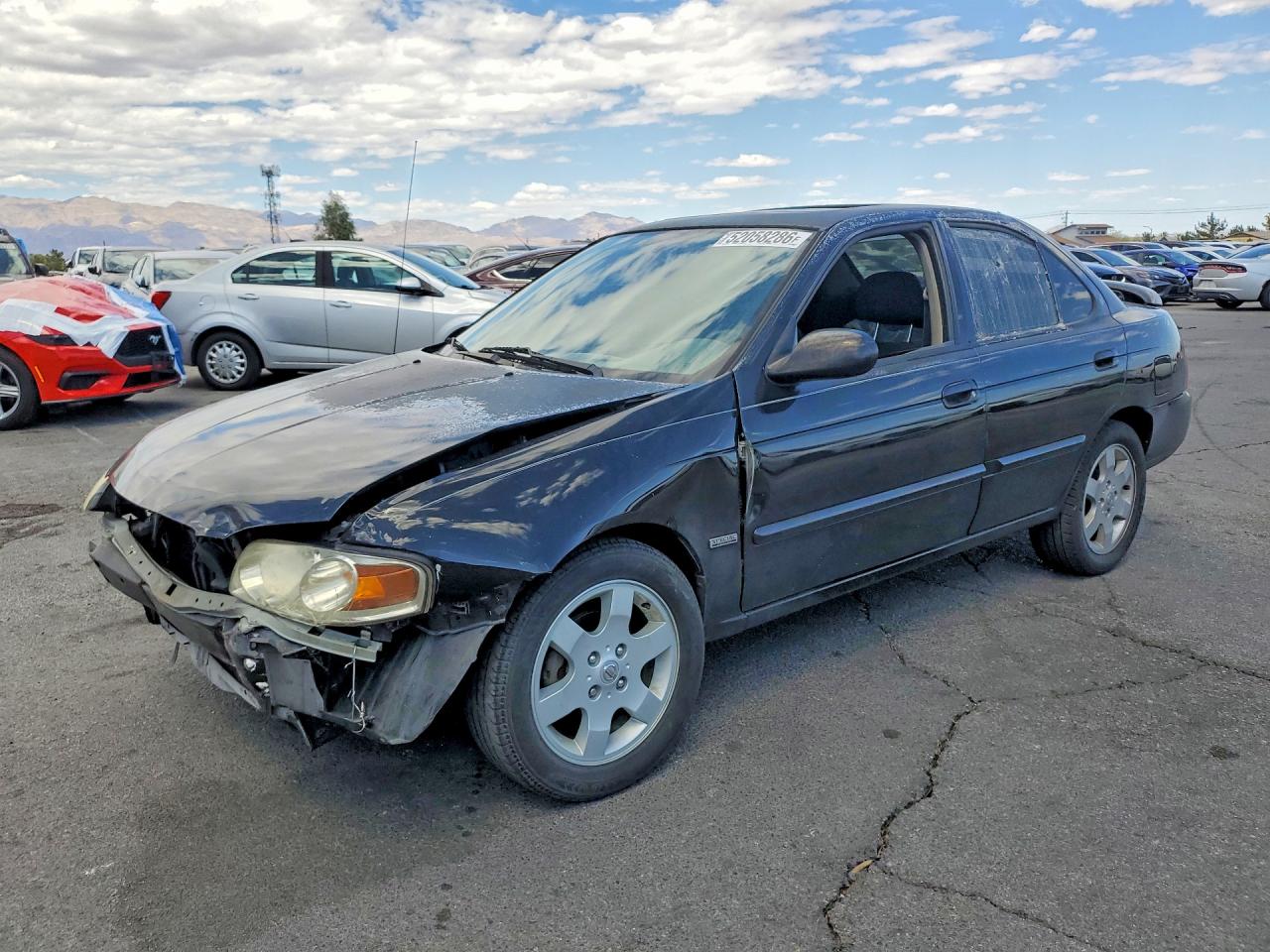 2005 Nissan Sentra S, VIN 3N1CB51A35L458270 — Перед