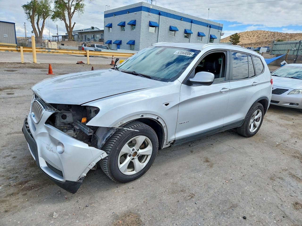 2012 BMW X3 28i, VIN 5UXWX5C55CL717263 — Перед