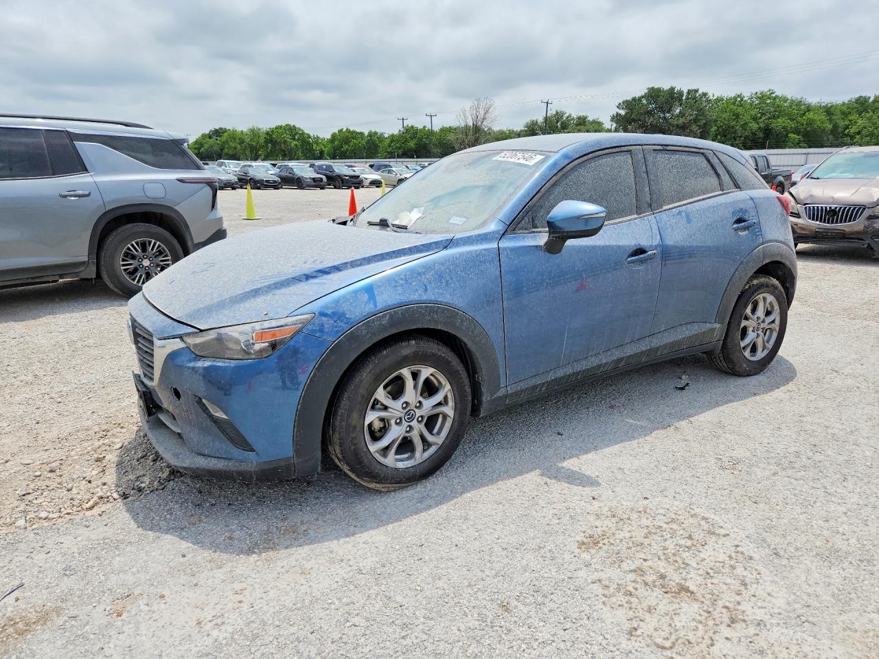 2019 Mazda CX-3 Sport, VIN JM1DKDB7XK1447042 — Front end