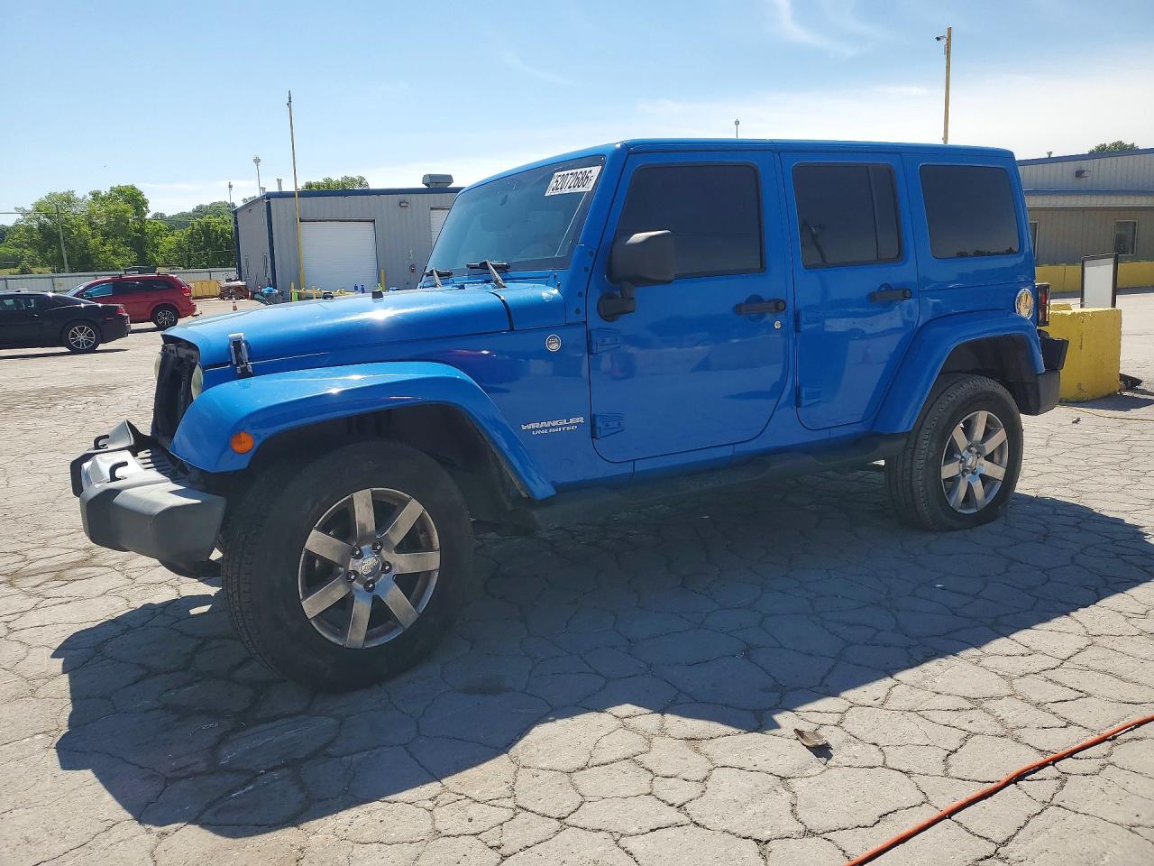 2012 Jeep Wrangler Unlimited Sahara, VIN 1C4BJWEG8CL131503 — Фото с аукциона