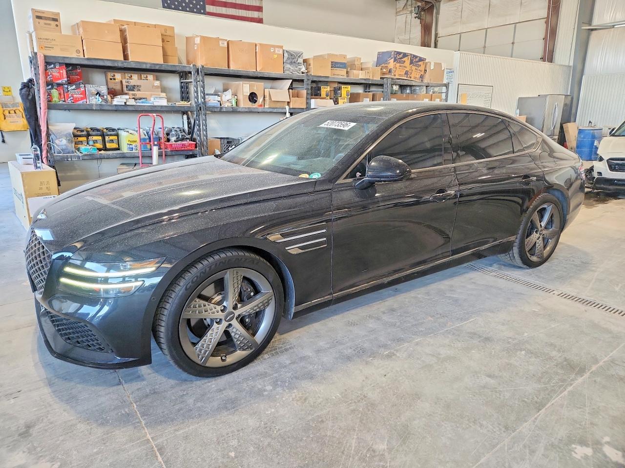 2023 Genesis G80 Sport, VIN KMTGB4SD1PU192243 — Front end