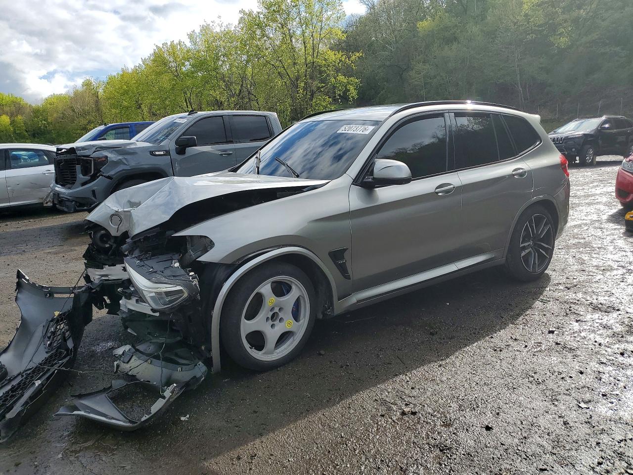 2020 BMW X3 M, VIN 5YMTS0C06L9B30328 — Front end