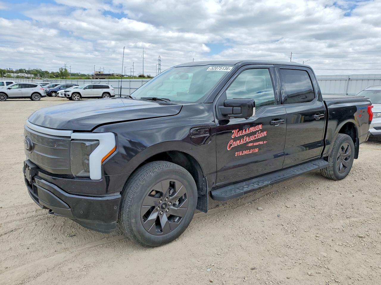 2022 Ford F-150 Lightning Pro, VIN 1FT6W1EVXNWG10821 — Hail