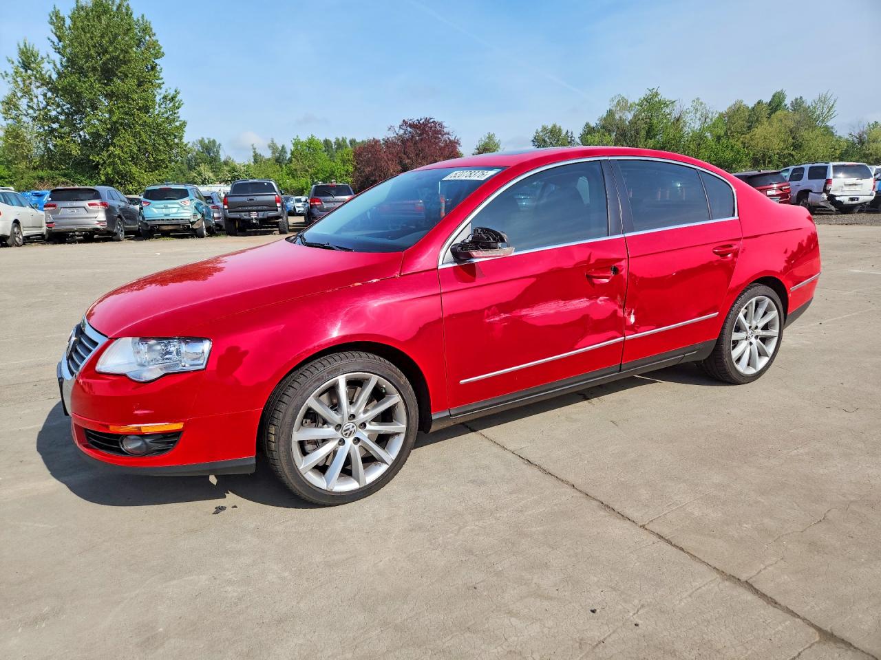 2007 Volkswagen Passat 3.6L, VIN WVWDU93C97P106545 — Бок