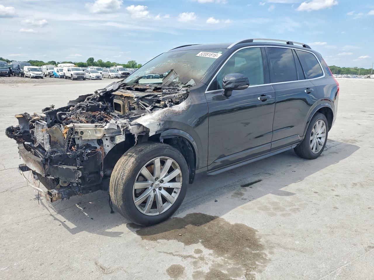 2016 Volvo XC90 T6 Momentum, VIN YV4A22PKXG1019951 — Engine fire