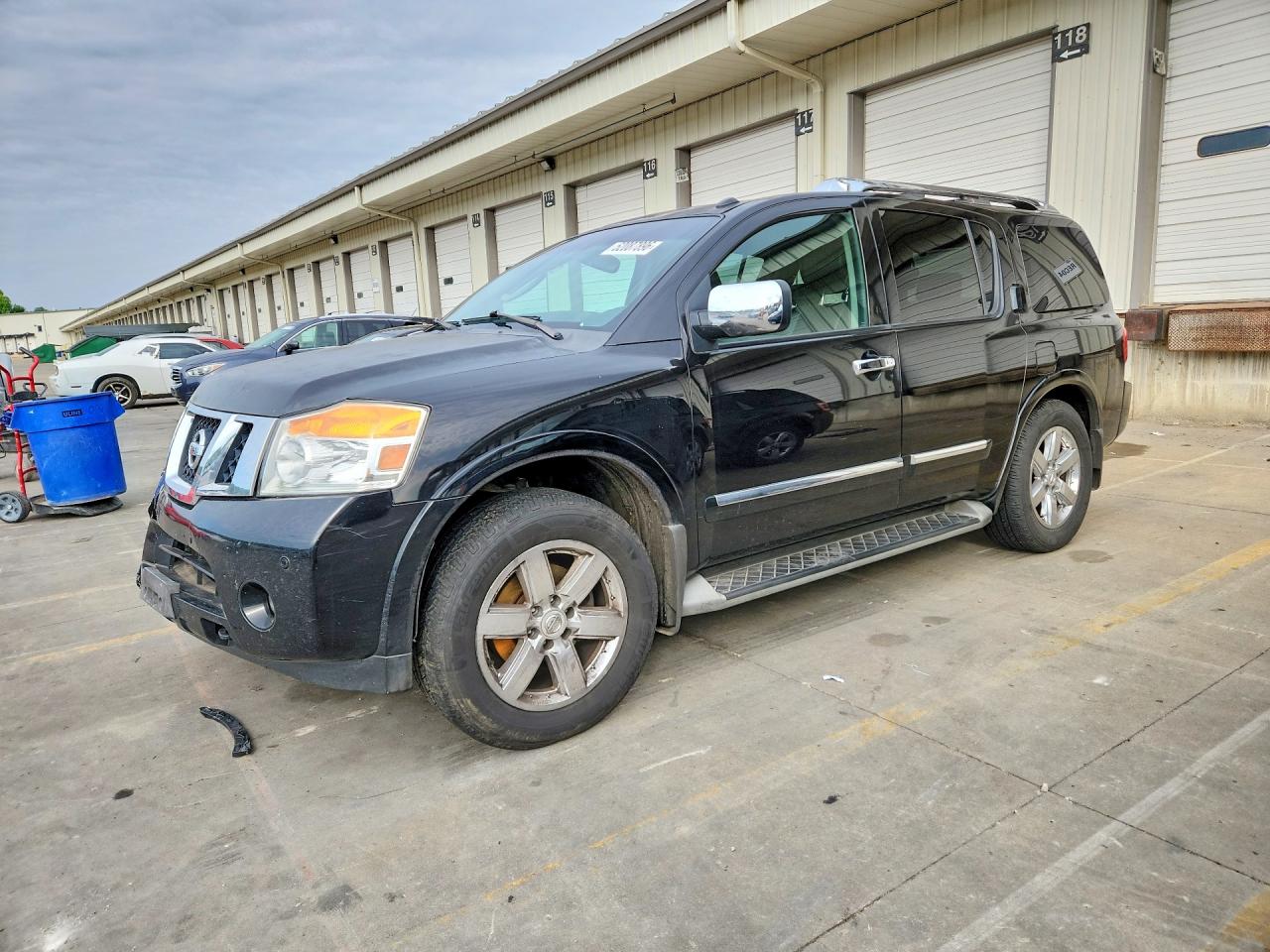 2011 Nissan Armada SV, VIN 5N1AA0NC7BN613108 — Front end