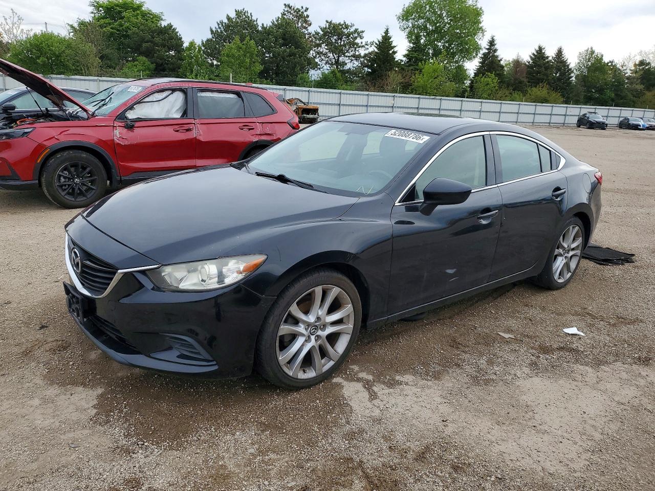 2016 Mazda 6 i Touring, VIN JM1GJ1V59G1429454 — Burn