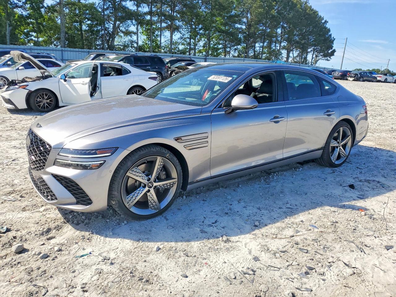 2025 Genesis G80 3.5T Sport Prestige, VIN KMTGG4SD0SU252877 — Side