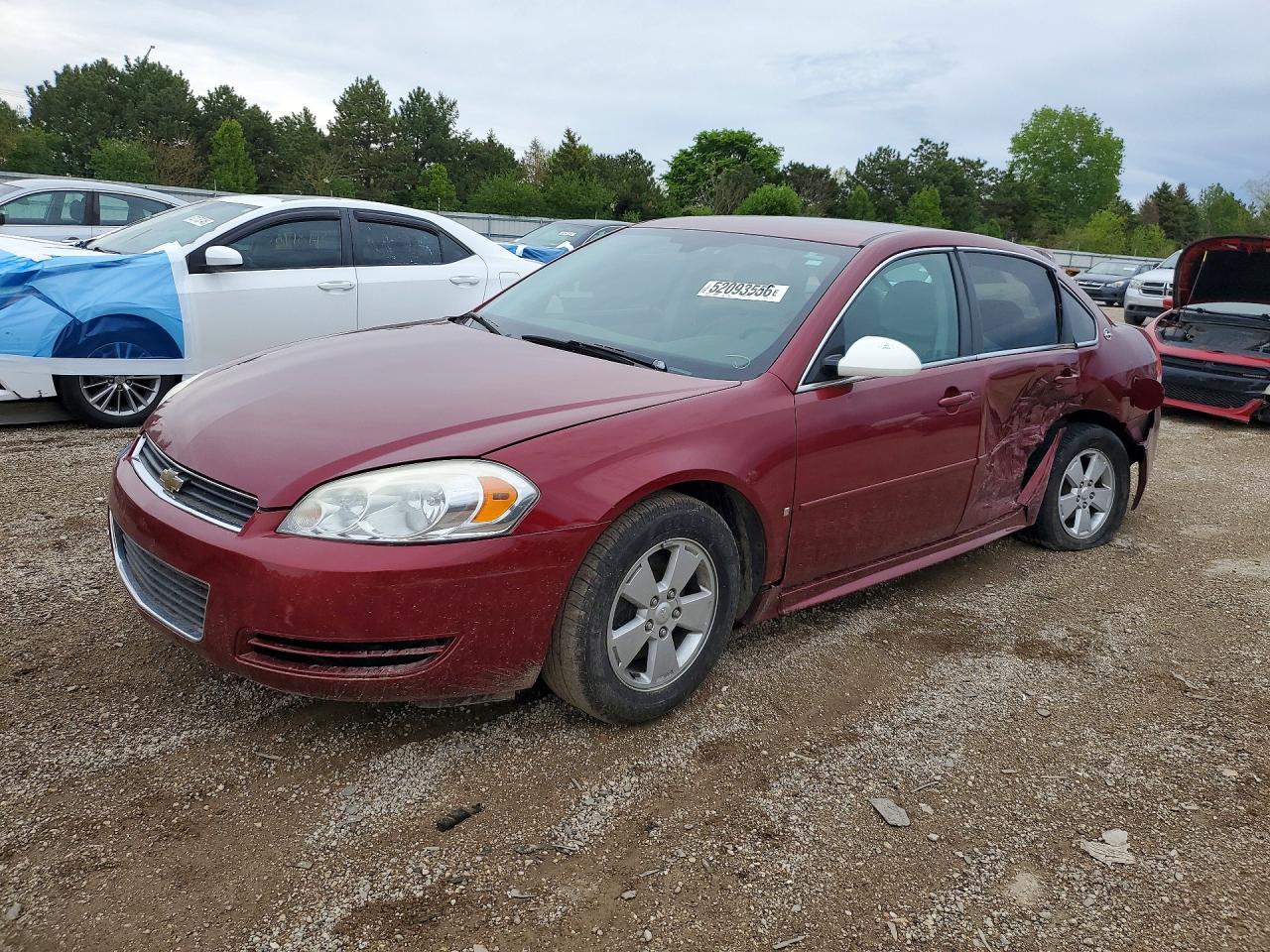 2009 Chevrolet Impala LT, VIN 2G1WT57NX91313907 — Side