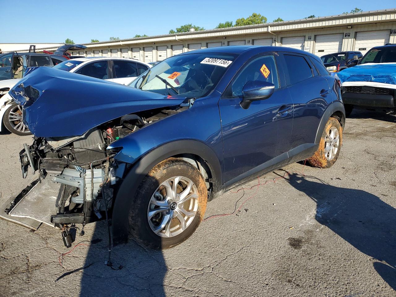 2021 Mazda CX-3 Sport, VIN JM1DKFB74M1505709 — Front end