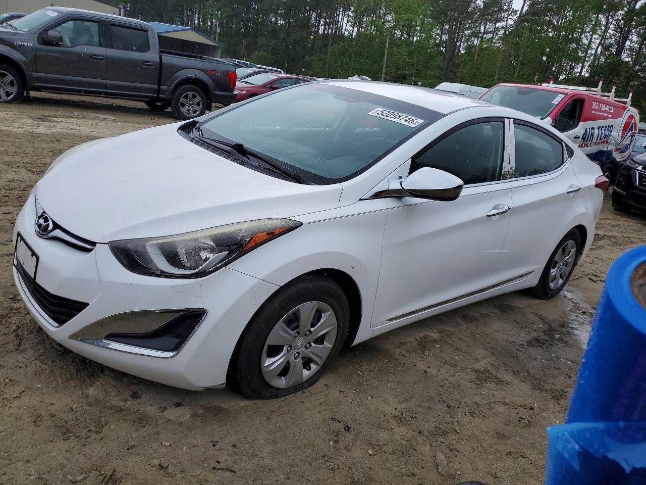 2016 Hyundai Elantra Value Edition, VIN 5NPDH4AE3GH666326 — Mechanical