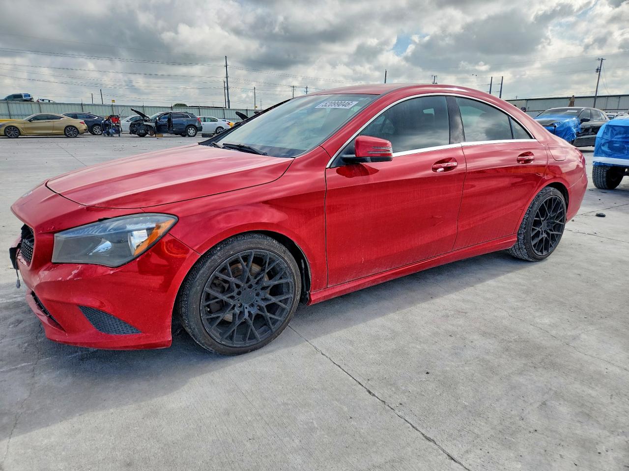 2016 Mercedes-Benz CLA 250, VIN WDDSJ4EB9GN362693 — Front end