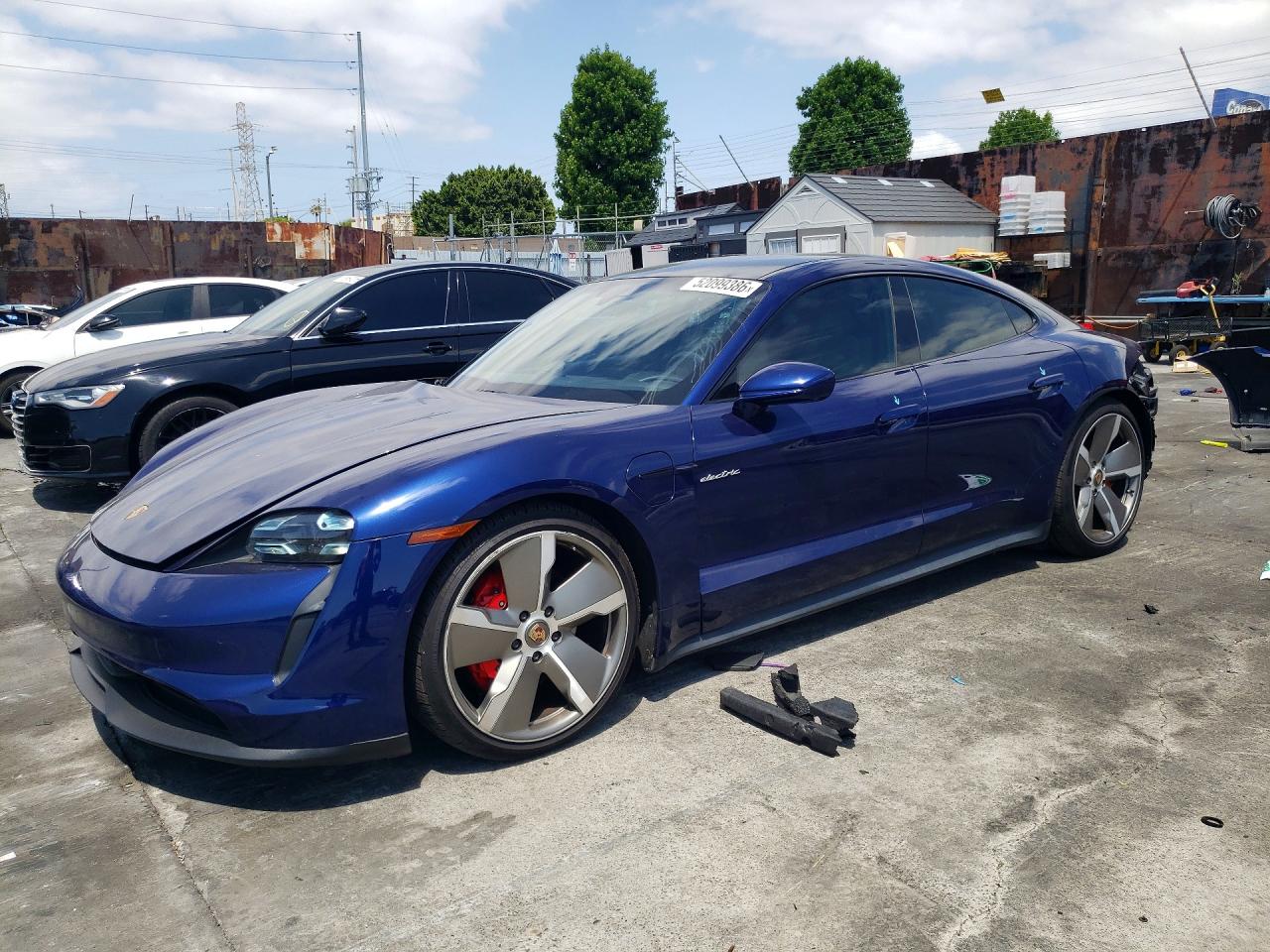 2020 Porsche Taycan 4S, VIN WP0AB2Y15LSA50590 — Rear end
