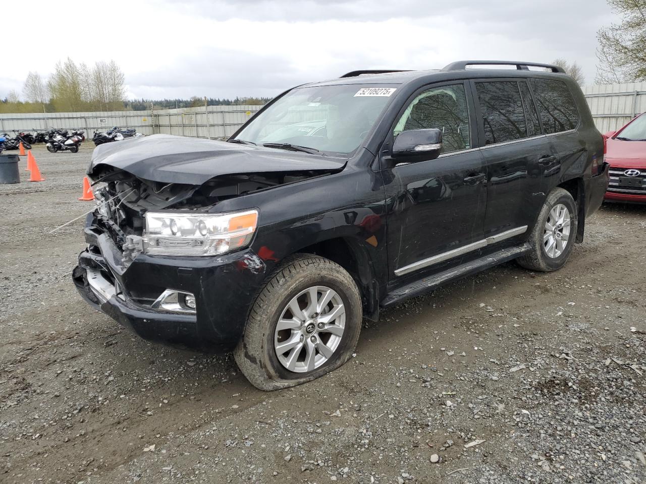 2021 Toyota Land Cruiser, VIN JTMCY7AJ6M4099198 — Front end