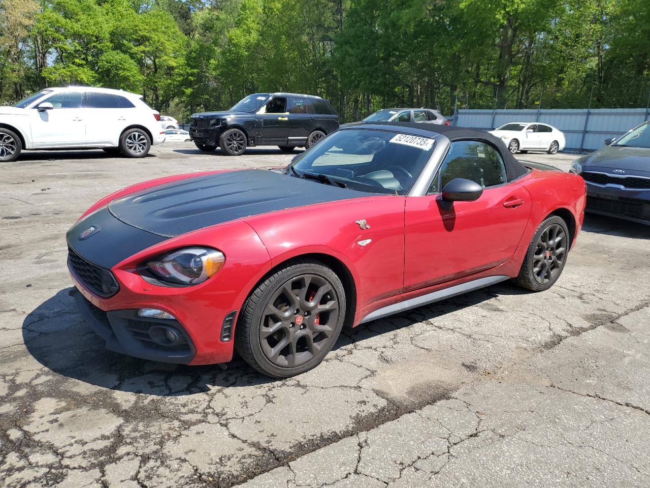 2018 FIAT 124 Spider Classica, VIN JC1NFAEK7J0138217 — Undercarriage