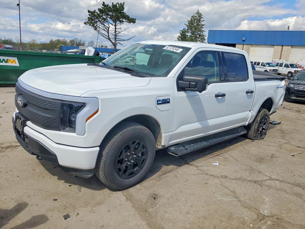 2025 Ford F-150 Lightning XLT, VIN 1FTVW3LK7SWG15843 — Rear end