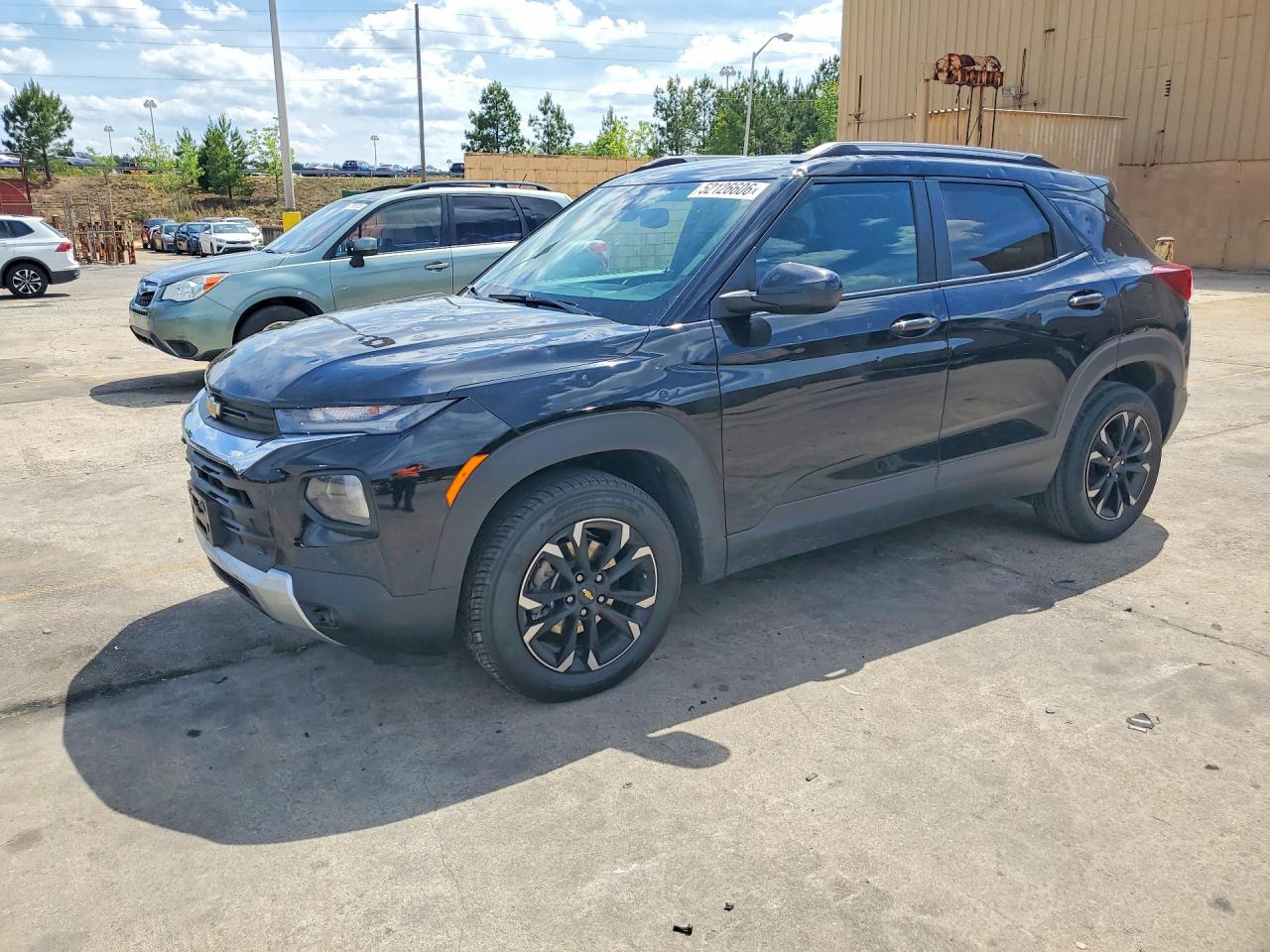 2022 Chevrolet TrailBlazer LT, VIN KL79MPSL1NB077268 — Hail